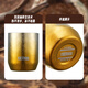 THERMOS Thermos Watch Elephant Series Titanium Cup Desktop Cup High-end Gift Box Desktop Titanium Office Water Cup Business Custom Gift Rock [Pure Titanium Inside and Outer] 280ml