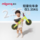 Manlong Children's Balance Car 1-3 Years Old Baby Scooter 2 Years Old Introduction Scooter Birthday Gift for Boys and Girls Crossing Green