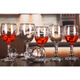 Glass frosted gold-rimmed goblet, grape red wine glass, spirit glass, hotel household cup, two-liang white wine glass, gold-rimmed 125ml (two and a half)