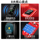 DOOV (DOOV) F21 FLIP All-Network Flip Phone 4G Mobile China Unicom Telecom HD Llamada Dual SIM Dual Standby Backup Booth Función Máquina Roja [Versión móvil]
