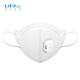 LIFAair individually packaged KN95 mask white breathable breathing valve anti-pollen anti-bacteria anti-spray anti-haze anti-dust LM98W10 only