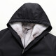 
Kaniti Quality Park Over Men's Danish Cross Mink Full Mink Inner Bottom Hooded Coat Mid-length Business Warm Jacket Black 5XL