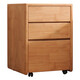 Kao nordique en bois massif armoire à coffre simple ménage petite chambre de rangement de chambre à coucher armoire 678 # couleur en bois réel