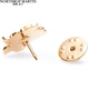 North Martin Jacket Suit Suit Quality Brooch Men's Lapel Pin Women's Exquisite Birthday Gift Accessories Maple Leaf Gold