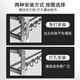 Moenbo towel rack full copper folding bath towel rack bathroom hole-free towel towel storage rack bathroom bathroom bathroom pendant 702 copper gun ash folding bath towel rack 50cm-double rod