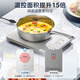 美的（Midea）电磁炉电陶炉 家用2200W大功率 恒匀火加热 电磁灶火锅炉爆炒定时电磁炉以旧换新 C22-MICCA902