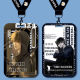 Mengqibao Zhang Qiling Environnement Raiders Raiders Chroniques Cruster de carte sans divorce Cartes de bus de bus Saut Carte Campus Couverture coulissante Carte dure Cluster B15906 Long Lanyard + Campus Carte Cluster