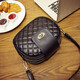 Kedanni Frauenbag Europäische und amerikanische Mode dreischichtige Umhängetasche Diamant-Form Crossbody Women's Bag Geburtstag Muttertag Valentinstag Geschenk Schwarz