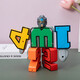 Oakwen zusammengebautes digitaler Deformation Robot Integrated King Kong Team Building Blocks Kinderkreative Kombination Set Spielzeug 788-71 großer digitaler Krieger