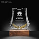 Feichuang Space und High-End-Holzkristall Trophäe Customized Souvenir Design und Produktion ausgezeichnete Trophäe Autorisierte Kartenpreisträgerin und Belohnungsdenkmale Sonderpreis Mini-Modell