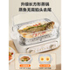 SUPOR electric steamer multi-functional household three-layer breakfast machine multi-layer electric hot pot cooking pot steaming oven all-in-one machine white upgraded model with steamer paper - 50 sheets 23cm 3 layers