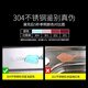 XMSJ Cocina Simple fregadero de acero inoxidable Ranura única Slot de doble ranura con cuenca de lavado de lavavajilla de lavado en espesor de la comida 3878*53 Tet COMen Comida