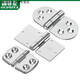 Bisagra de acero inoxidable engrosado de asoos Plegado de hardware grande de 180 grados Tapa de la puerta del gabinete de elevación de 180 grados Bisagra de loto de servicio pesado 11304 acero 40*36*1.5