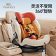 YEEHOO infant car safety seat, baby can sit or lie down, 360-degree rotating seat, car-mounted child, new national standard safety seat from 0 years old