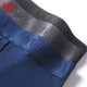 Cat Men's Underwear Men's Bullet Séparation modale Scrotum Squelette Squelette Empêche les veines du cocker plat d'humidité Veines de boxer noir + gris + bleu royal 3 bandes xl recommandée 110-130jin [Jin est égal à 0,5 kg]