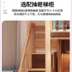 Ji Xinquan Madera sólida Tambre de apartamento pequeño Cama doble sin molestarse entre sí camas de literas para niños arriba y abajo + escalera + 0.8 escritorio + gabinete de dos puertas 1350*2000 mm (levantarse de la cama)
