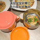 G.duck little yellow duck 316 stainless steel double-ear bowl winter insulation meal plate tableware baby bowl kindergarten lunch box 500ml yellow