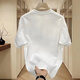 Jiuzang T-shirt en coton à manches courtes pour homme