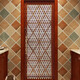 Curtain transports peach wood gourd bead curtain crystal bedroom door curtain partition porch aisle toilet without hole drilling curtain living room balcony 21 arc shapes (suitable for 0.6-0.8 meters width)