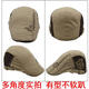 Three green caps, fashionable and versatile berets, trendy men's sun visors, British progressive hats, brown 1