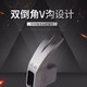 新款奥澳新工具高碳钢纤维柄泰式羊角锤木工带磁起钉锤子圆头 1429M一斤二带磁