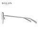 
BOLON Tyrannosaurus glasses myopia glasses frame polygonal large frame retro casual optical frame for men and women BJ6173 B19 Silver-transparent gray progressive frame Recommended l-optical visual HD film 1.60 (within 600 degrees)