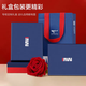 Siete lobo billetera de la billetera para hombres billetera para hombres bolsas de gran capacidad billetera de monedas de monedas de la moneda del día de San Valentín para novio caja de regalo de cumpleaños de moda estilo negro horizontal