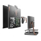 Lenovo AIO520XMax Forbidden City Cultural and Creative Edition all-in-one desktop computer 27 inches (i716G2T+1TBSSD4G independent display wireless charging base) gray