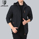 JP Jacke plus Fleece Herren -Kapuze Casual Dick Jacke warm 9898 Grau 2xl