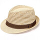 Tuzun (kingtrip) middle-aged and elderly hat men spring and summer dad sun hat topper grandpa mesh breathable straw hat sun hat deep khaki
