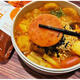 Yichuan Food Korean Army Hotpot Rice Cake Hotpot Cheese Nouilles de nouilles épicées 753G