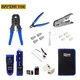 Ruineng network cable pliers set, crimping pliers, wire stripper, three-purpose network pliers tool set, pliers and cable finder 860020