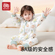 Aibedila baby sleeping bag for infants 0-6 months anti-kick quilt artifact baby 3-6 years old autumn winter spring summer children anti-jumping special price winter thickening 0-15 warm ginger Karodi Planet M (recommended height 80-95cm)