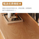 Winter wood solid wood folding dining table home dining side cabinet integrated wall retractable storage cabinet can store wine cabinet with track 130CM + dining table + 4 chairs - solid wood color