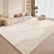 Clcey Teppich Wohnzimmer 2024 neuer Cream-Stil-Sofa Teppich kostenlos waschbar und kann Schlafzimmer leichter Luxus großer Bereich Jihe-15938 180*280 cm (geeignet für 3 Personen oder L-förmige Sofas)