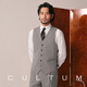 CULTUM【可机洗免熨烫】商务正装马甲男通勤修身西装马夹背心 纯黑色 XS (48B)