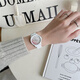 
Exam-specific watch for women's ins style simple and quiet high-value junior and senior high school students versatile white 5010 gradient white, free battery for watch box