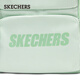 斯凯奇（Skechers）双肩包男女红色书包时尚大容量休闲运动旅行背包 宝石绿/清绿/05E6