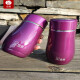 Xino Thermos Cup Women's Exquisite Portable Small Mini Water Cup Big Belly Look 2023 New Women's Model Chinese Red [] Exquisite Temperament-330ml