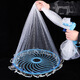 Baijie (BJ) hand-thrown fishing net Frisbee American monofilament line steel drop net Hand-thrown net diameter 4.2 meters high 2.1 meters