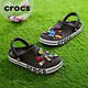 Crocs Crocs Crocs Crocs Bela Crocban Lightweight Wear-Resistant Slip-on Casual Shoes|205089 Black/White-066 41/42(260mm)