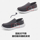
Huili men's shoes old Beijing cloth shoes summer new men's breathable canvas shoes one-legged work waterproof and anti-slip chef's shoes gray (on the election size smaller) 40
