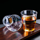 Fangcaodi disposable cups 200ML*20 pieces, transparent drinking cups, tea cups, thickened aviation cups, step cups, beer cups
