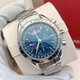 [SEGUNDA 99 NUEVO] OMEGA OMEGA SPEECHAST SPEEDMAST CRONOGRO MECÁNICO FUNCIÓN DE CRONOGROLO DE CRONOGRO DE MECHO EMPLEADO Y RELOJ DE SEGUNDA CASA EN CUALQUIER