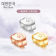 Jianla (WL) 18k gold ear plug ear stud buckle anti-falling rose gold universal back stopper color gold ear wire ear wall earplugs ear accessories Mid-Autumn Festival Teacher's Day gift white / single