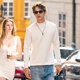 
Mr. Bu Bu Hot Gallbladder Printed Half High Collar Thicken T-shirt Men's 2025 Spring and Autumn New Top KT15775 Ivory White 3XL (190)