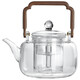 Shangyanfang glass steaming integrated teapot thickened and high temperature resistant home and office large capacity electric ceramic stove kettle for cooking tea around the stove transparent-Xingyu beam teapot 1100ml