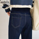 Miduli Schwangere Frauenhose Sommer schwangere Frauen Jeans tragen modische heiße Mutter-Hosen lässige lockere schlanke und vielseitige Hosen Spring- und Herbststil-Dark Blue 20069 XL Größe (empfohlene Größe: Geeignet für 120-150 Jin [Jin gleich 0,5 kg])