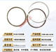 XMSJ vacuum stainless steel center bracket seal ring ISO flange seal high temperature fluorine rubber F outer ring ISO63250 ISOF200