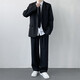 星禾莱DK制服一套休闲西装男套装痞帅高校学生小西服男女班服外套学院风 西服+衬衫+长西裤+领*带 L 110-128斤